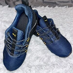 Puma Axelion M JR Trail Running Shoe y 3.5 ECU blue PB S12 sale details below